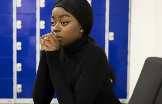 Stress Employee Alone In The Office Blog Page